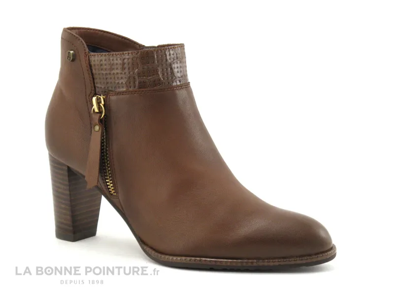 Achat chaussures Fugitive Femme Boots, vente Fugitive GALIS gold marron boots zip