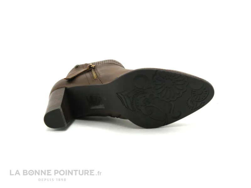 Achat chaussures Fugitive Femme Boots, vente Fugitive GALIS gold marron boots zip