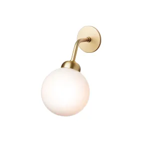 APIALES - Elegant black or gold glass wall light