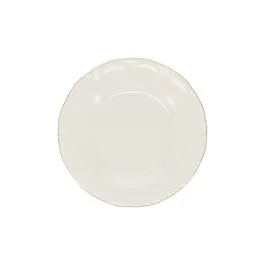 Assiette plate RÉTRO GOLD Ø210mm Porcelaine Blanc 