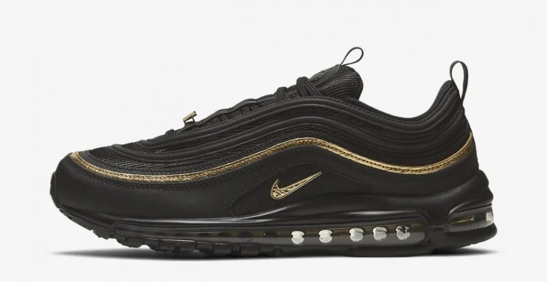 Baskets Nike Air Max 97-CM Black Metallic Gold