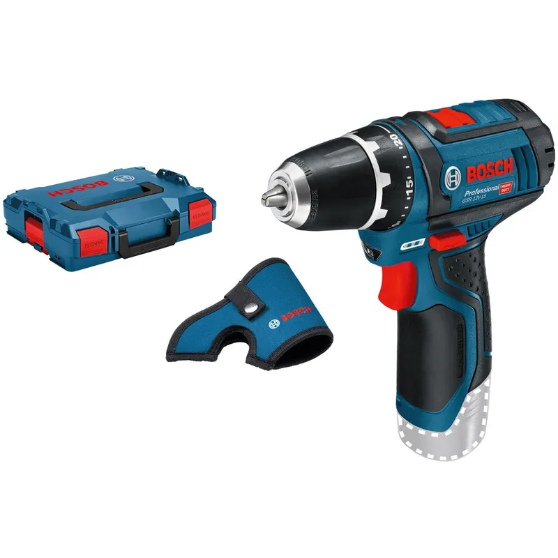 Bosch Professional Perceuse-visseuse sans fil GSR 12V-15 + L-Boxx Clic&go en solitaire