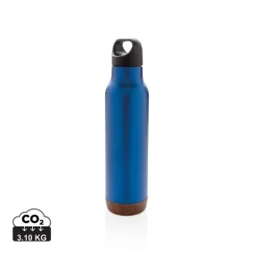 Bouteille isotherme étanche avec finition liège