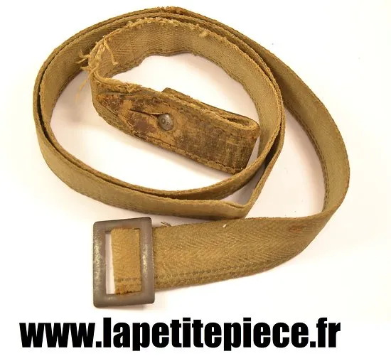 Bretelle en fibre végétale pour le boitier de masque à gaz allemand première guerre mondiale. allema