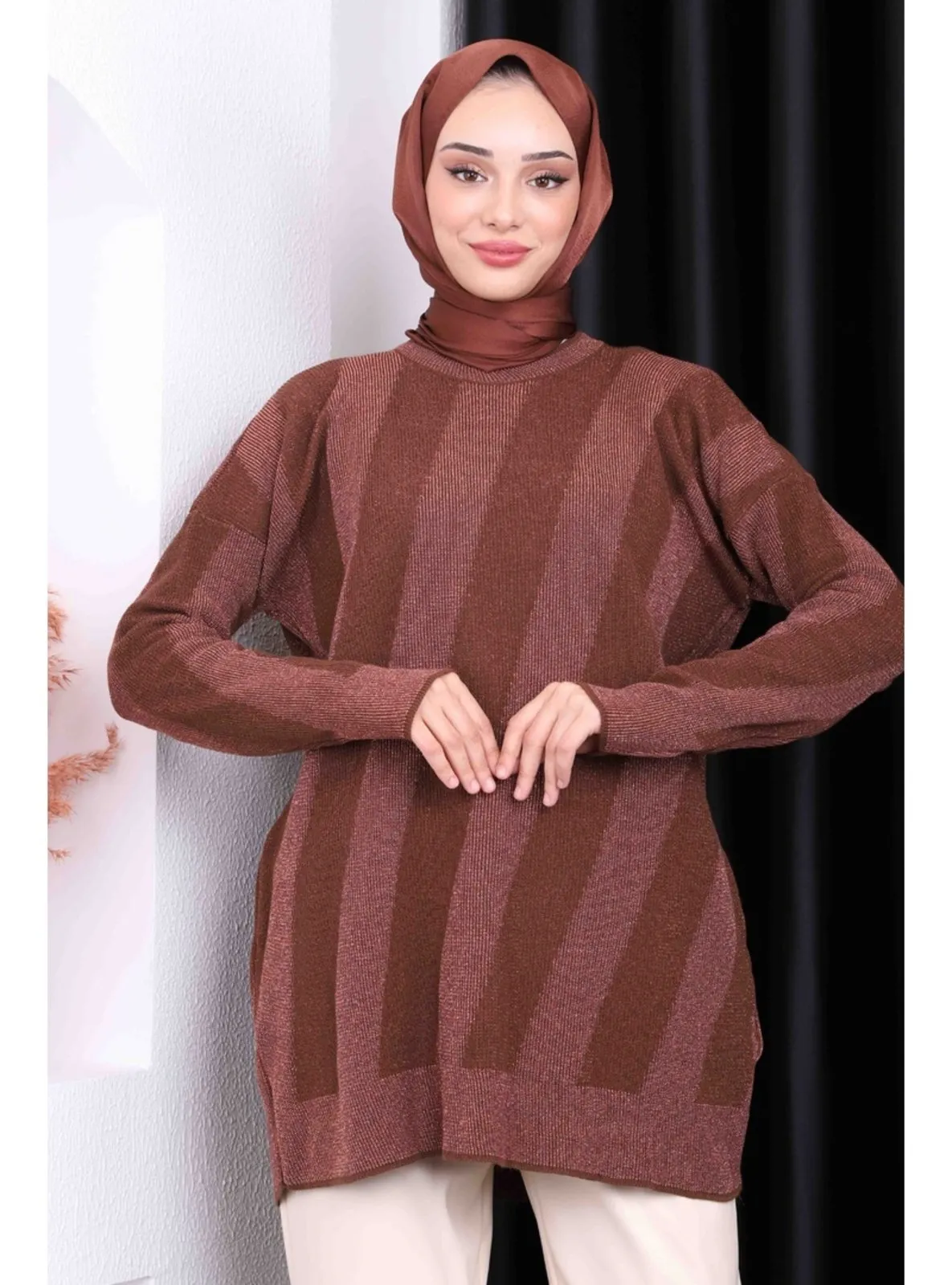 Brown - Knit Sweaters