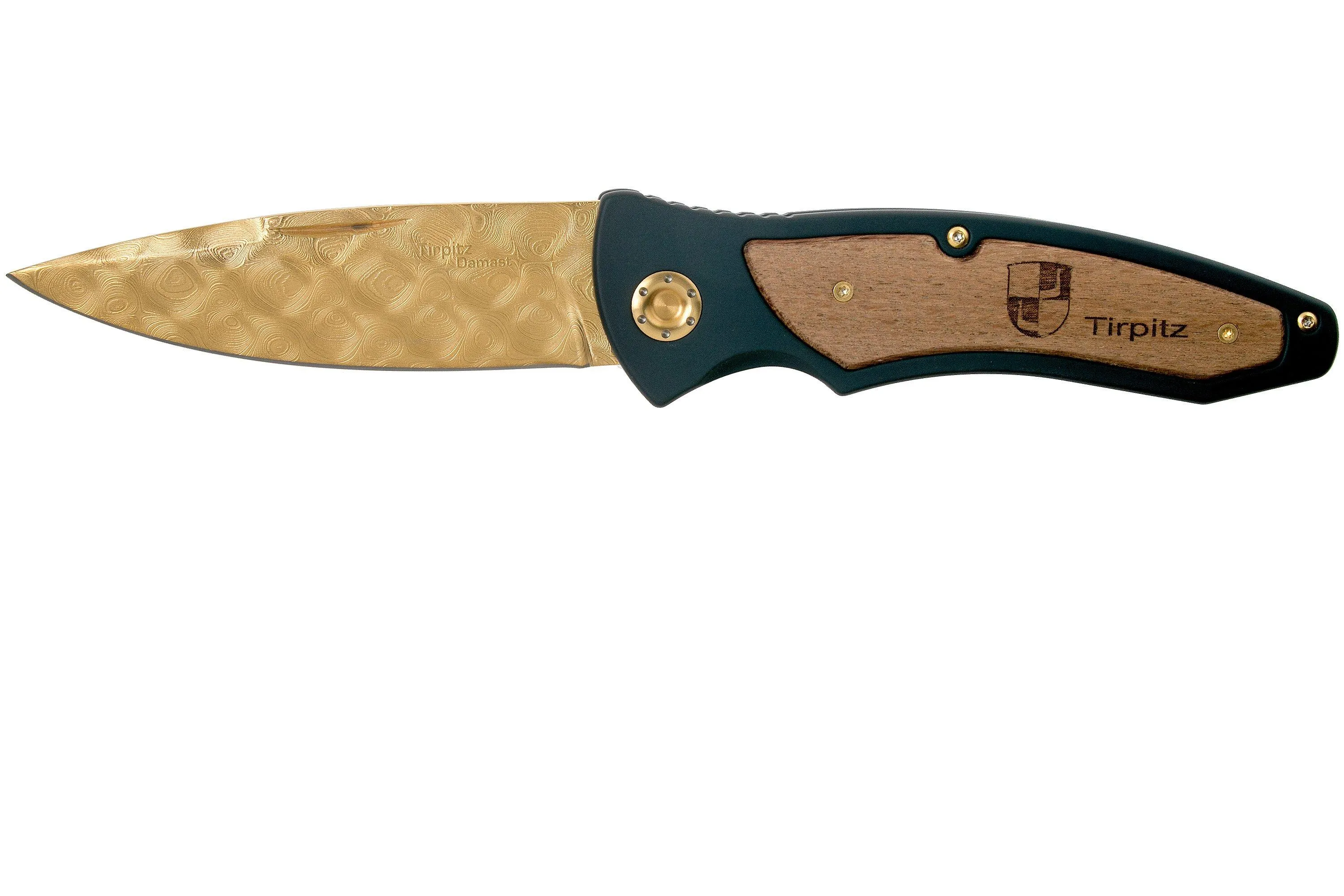 Böker Tirpitz Damast Gold 42 Limited Edition 110196DAM couteau de poche