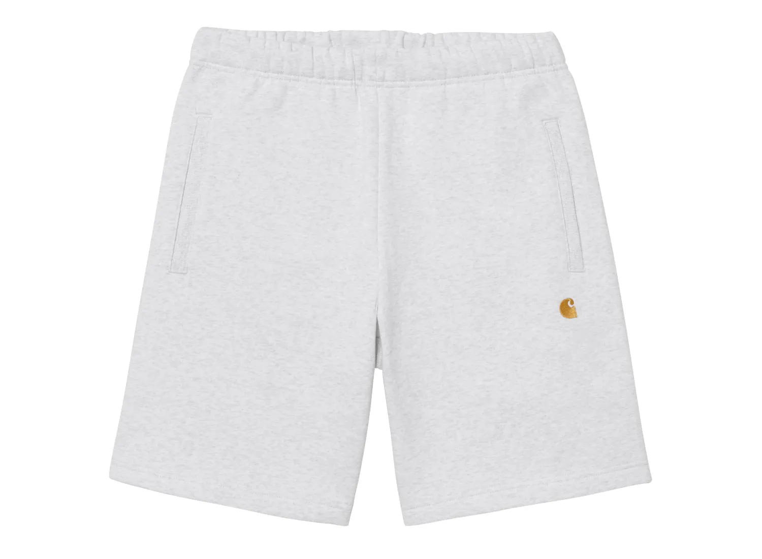 Carhartt WIP Chase Sweat Short Ash Heather / Gold
