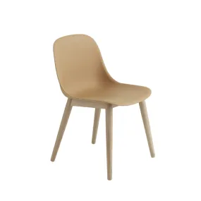 Chaise     FIBER CHAIR 4 pieds bois Ocre/ chêne           MUUTO
