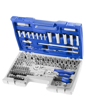 Coffret de douilles 1/4"-1/2" (98 pièces) | E034805 - Expert by facom