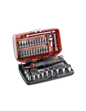 Coffret de douilles 1/4" 6 pans et embouts 38 pcs FACOM R2NANOPB