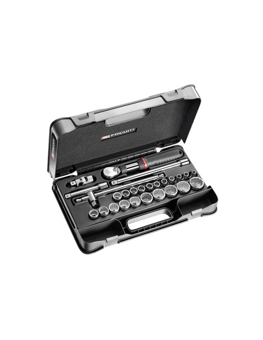 Coffret douilles 1/2" 12 pans métriques - 26 pièces - SXL.161-4P12 - SXL.161-4P12 - Facom