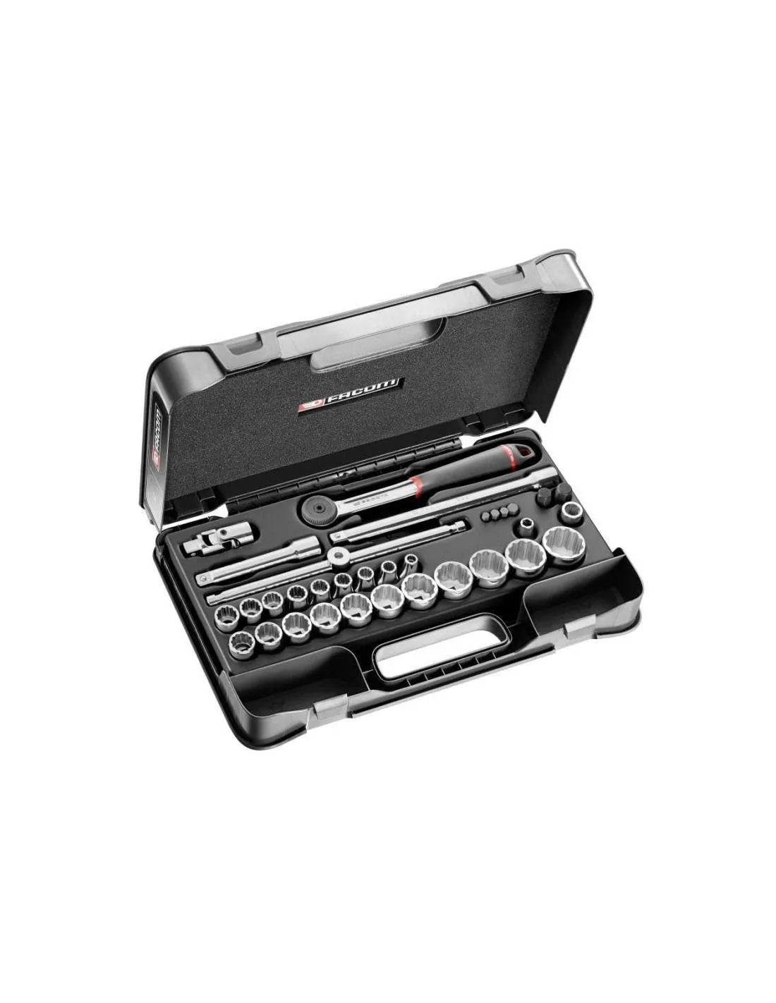 Coffret douilles 1/2" 12 pans métriques - 35 pièces - S.446ADP - S.446ADP - Facom