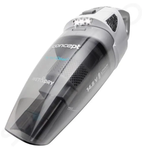 Concept - Aspirateur à main sans fil 14,8V, avec accessoires, station de charge vp4370