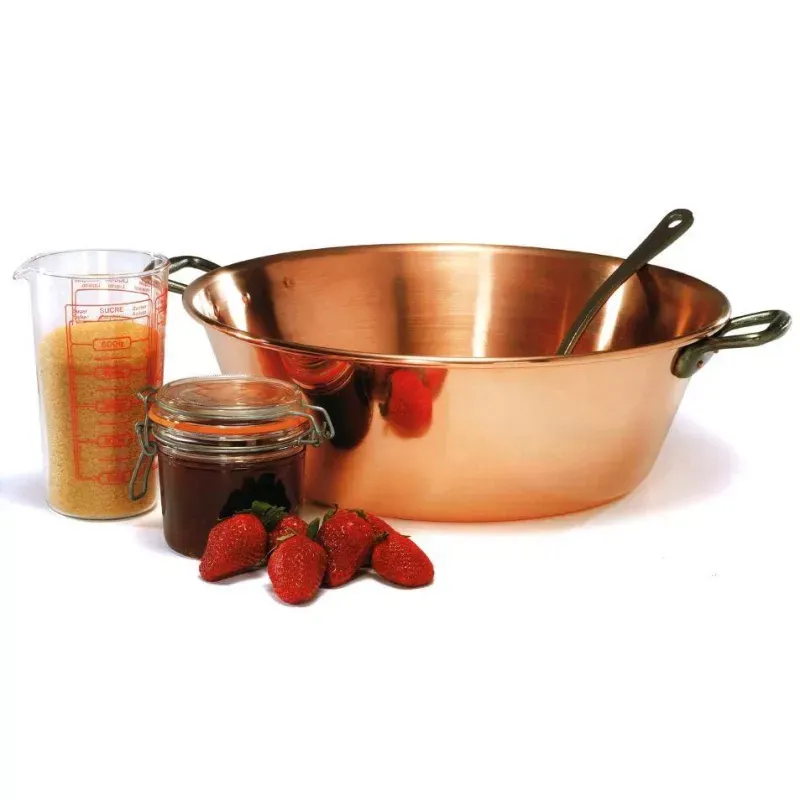 CUIVRE Bassine à confiture D40 Induction 12 L