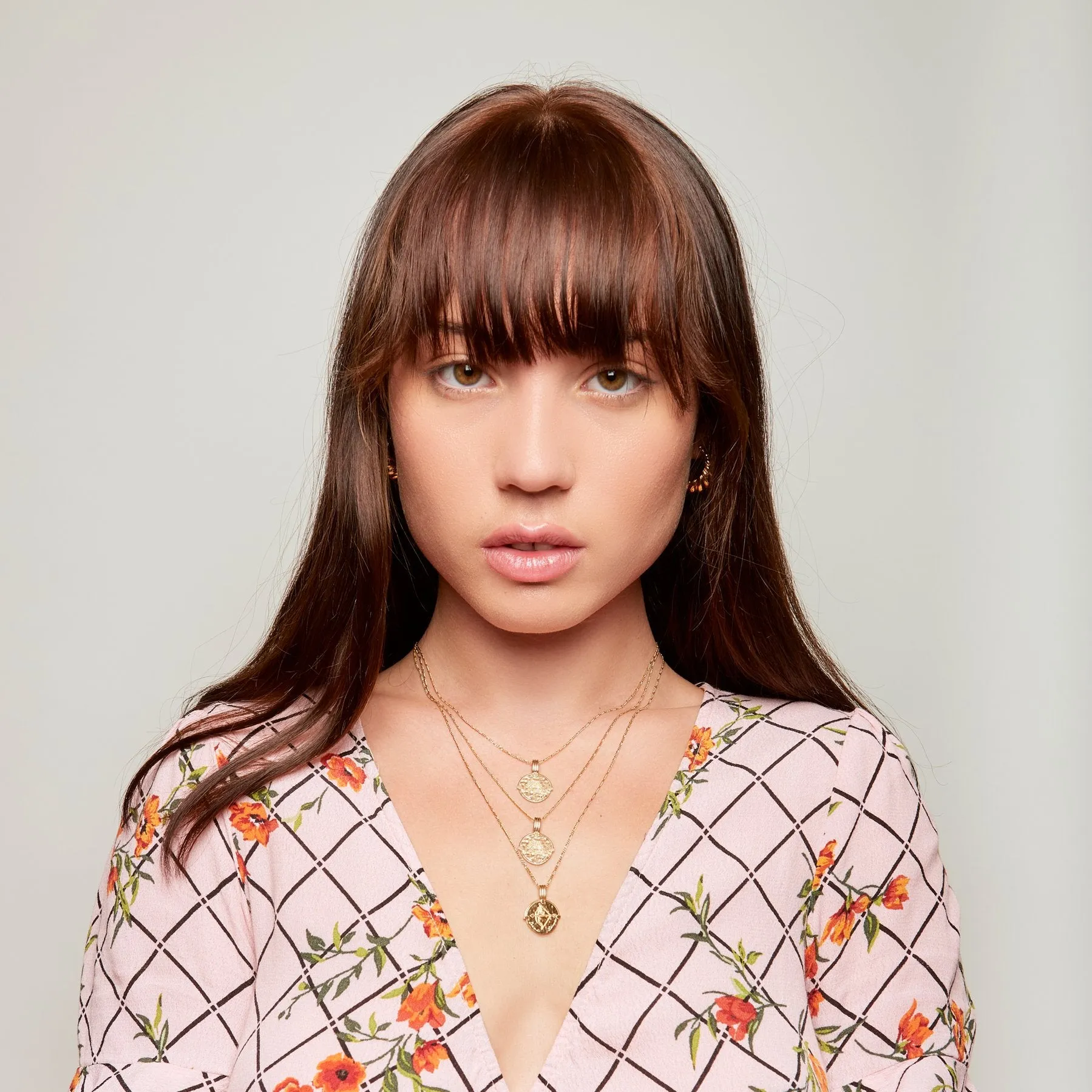 Deux Lions - Zodiac Female Body  Gold Libra