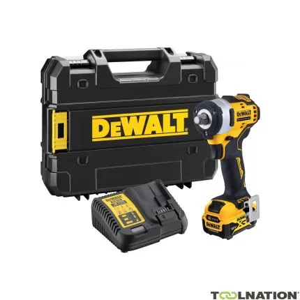 DeWalt DCF901P1-QW Clé à chocs sans fil 1/2" 12V 5.0Ah Li-Ion