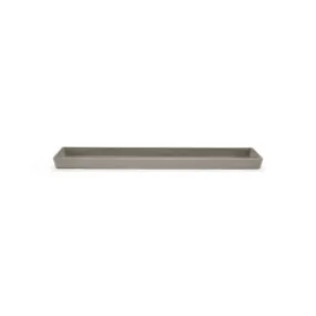 ECOPOTS Soucoupe Rectangular 80 Taupe - 78,9 x 20 x H. 4 cm