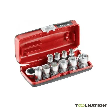 Facom RXPICOPB Jeu de douilles métriques à 6 pans en coffret 1/4" 11 pcs
