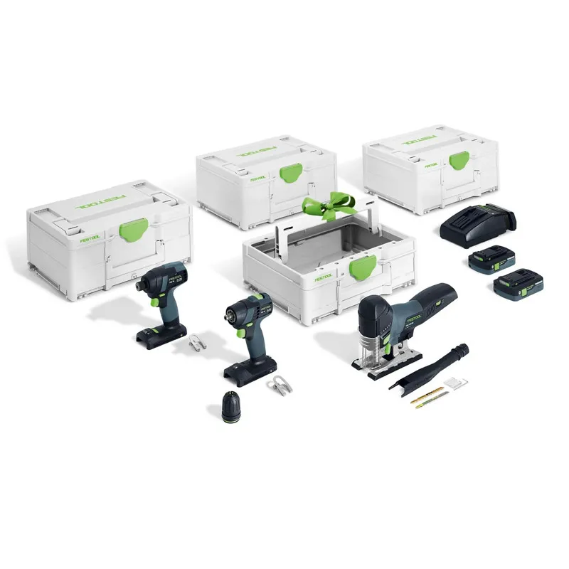 FESTOOL Kit Combo sans-fil montage TID18/TXS 18/PSC 420/TB 137 - 578026