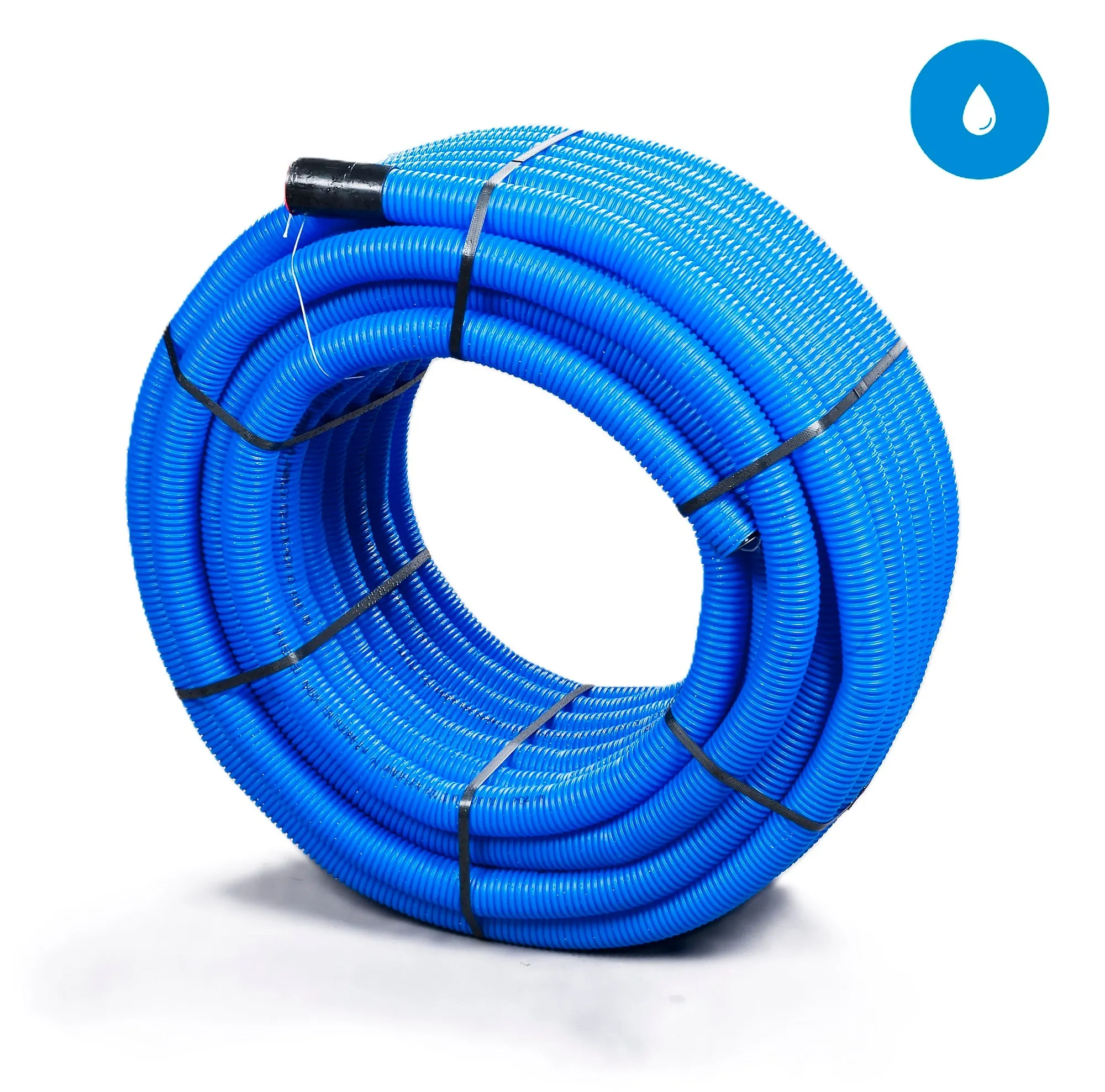 Fourreau Quattroflex TPC Ø50mm bleu 50m pour tubes AEP