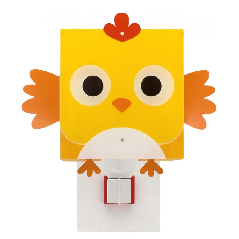 Gele kinderkamer wandlamp, Kuiken