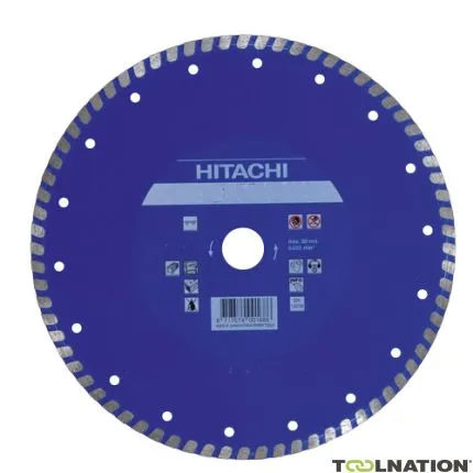 HIKOKI Accessoires 752842 Lame de scie diamantée 125 x 22,2 x 6mm type turbo