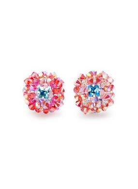 KISSES X  Boucles d'oreille en perles - Rouge