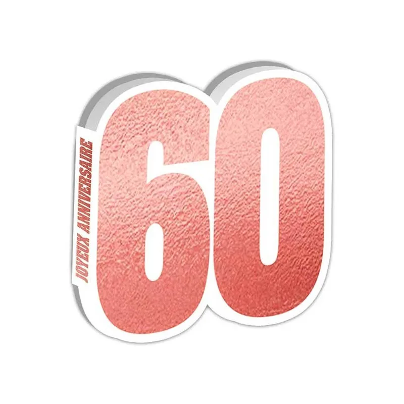 Livre d'Or 60 ans Rose Gold Anniversaire