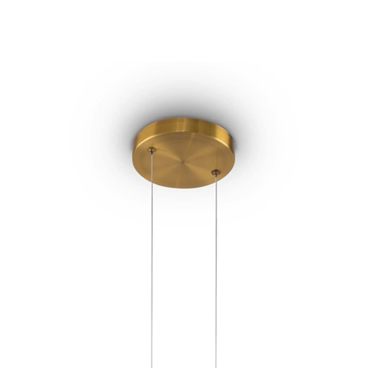 LUNARE - Chic gold pendant light with integrated LED design 3000K
