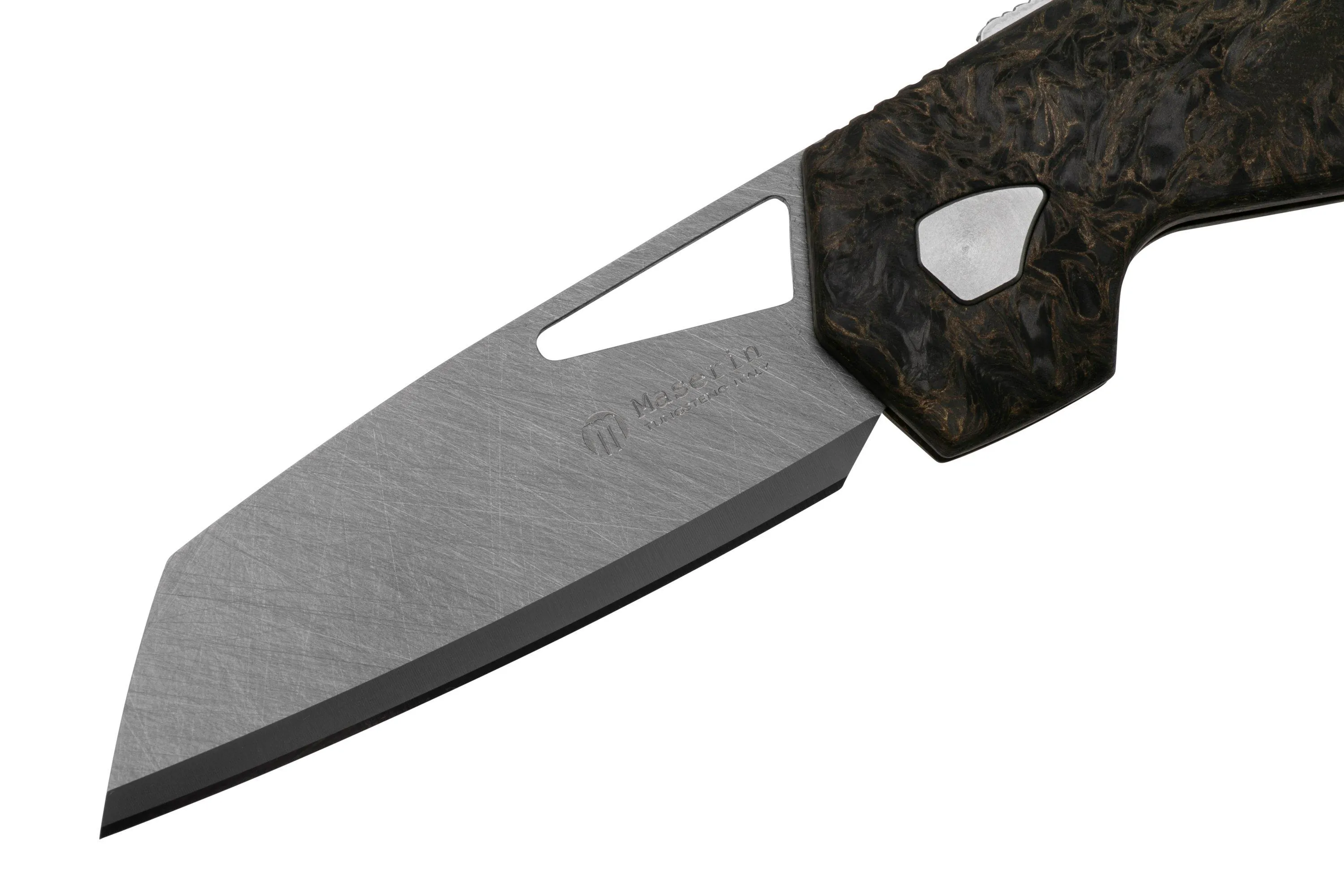 Maserin W1, 373-WTG, Tungsten, Gold Fatcarbon, couteau de poche, Atillio Morotti design