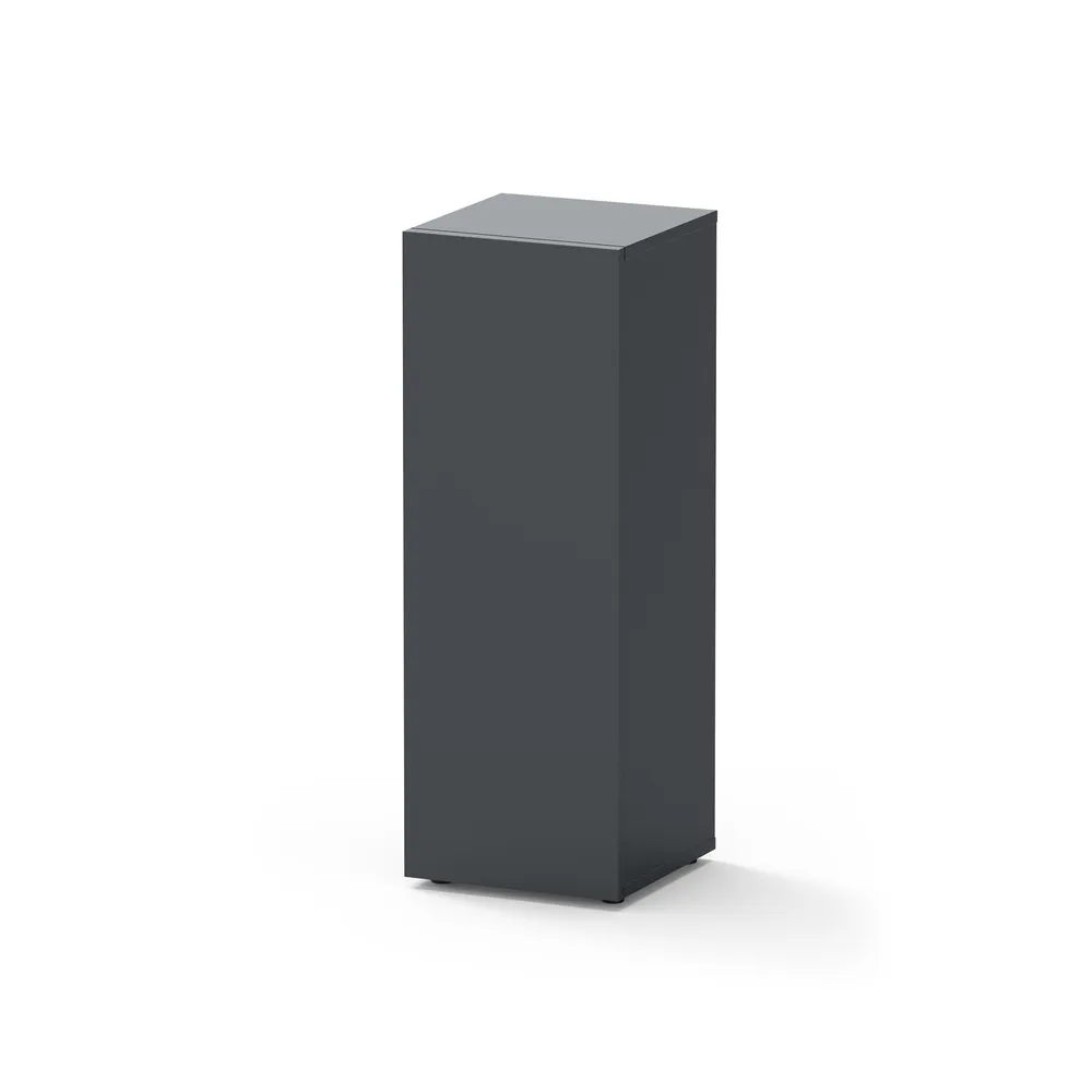 Meuble pour aquarium Tower 43L gris L.30 x l.30 x H.85 cm