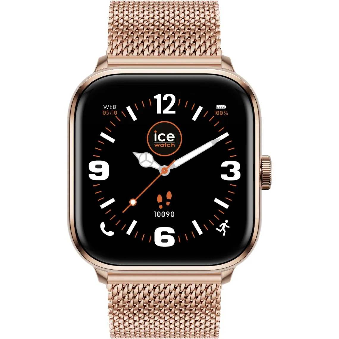 Montre femme  ICE smart 2.0 - Rose-gold - Milanese band - 1.7 AMOLED | 3 Suisses