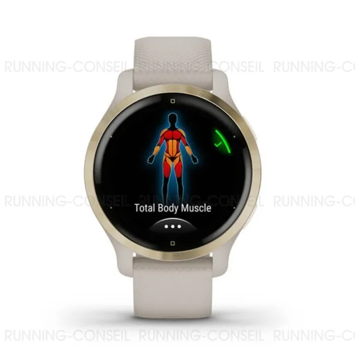 Montre Garmin Venu 2S Mixte light Gold