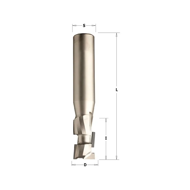 Mèche à défoncer diamant - GEDIMO - Ø 20 x l 43 x L 105 mm - Q 20