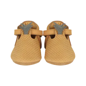 Nanoe Shoes | Pineapple | Caramel Stamped Nubuck