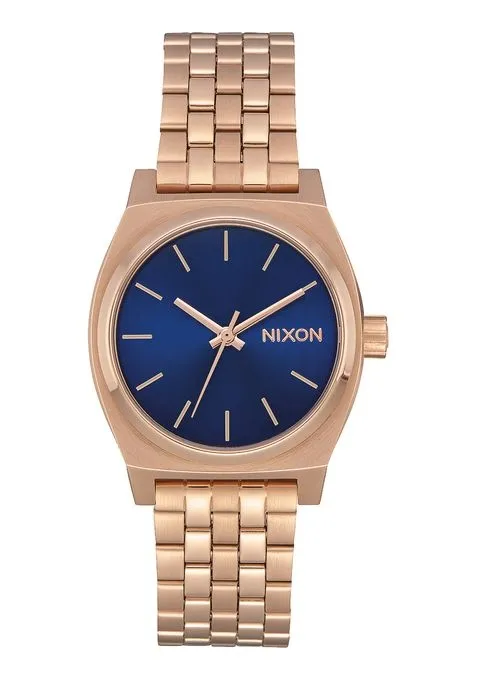 Nixon - Medium Time Teller Rose Gold Indigo Black