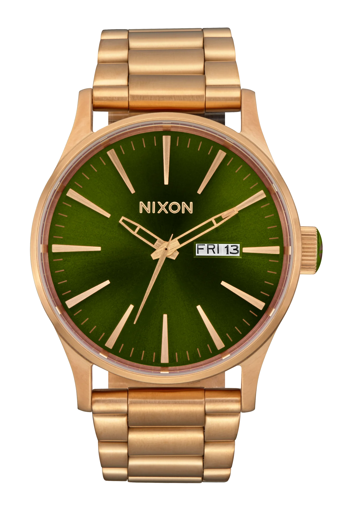 NIXON - Sentry SS, Gold / Green Sunray - INSIDE URBAN WEAR