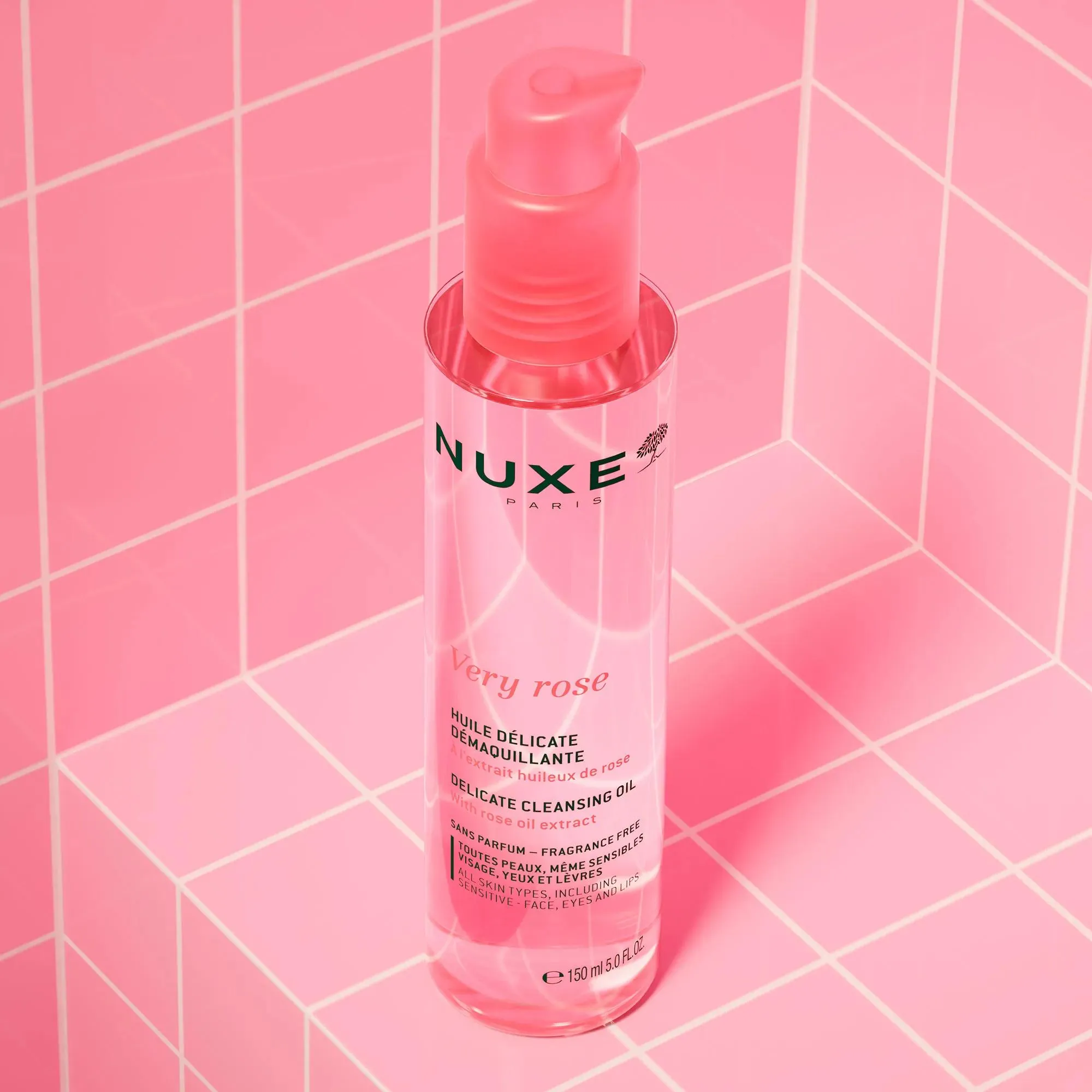 Nuxe Very Rose Huile Délicate Démaquillante 150ml