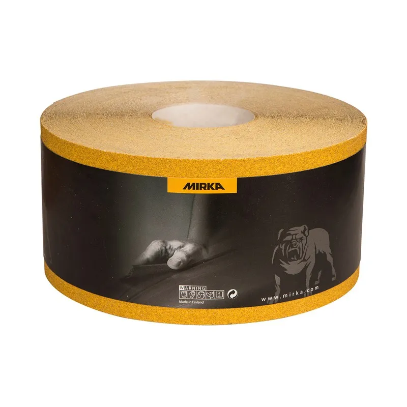 Papier de ponçage Gold 115mm x 50m RL P40-120 Mirka