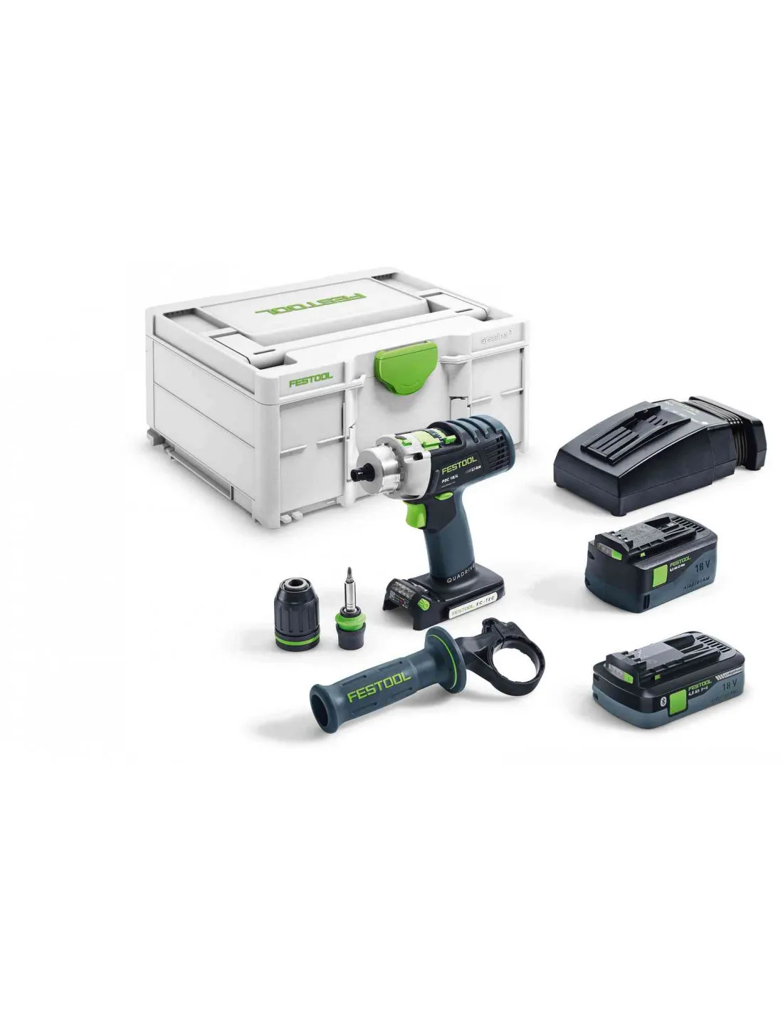 Perceuse-visseuse à percussion sans fil PDC 18/4 5,2/4,0 I-Plus | 576467 - Festool