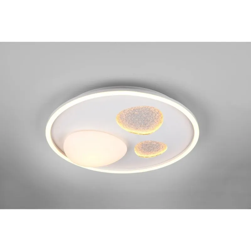 Plafonnier PEBBLE 36W LED Blanc mat