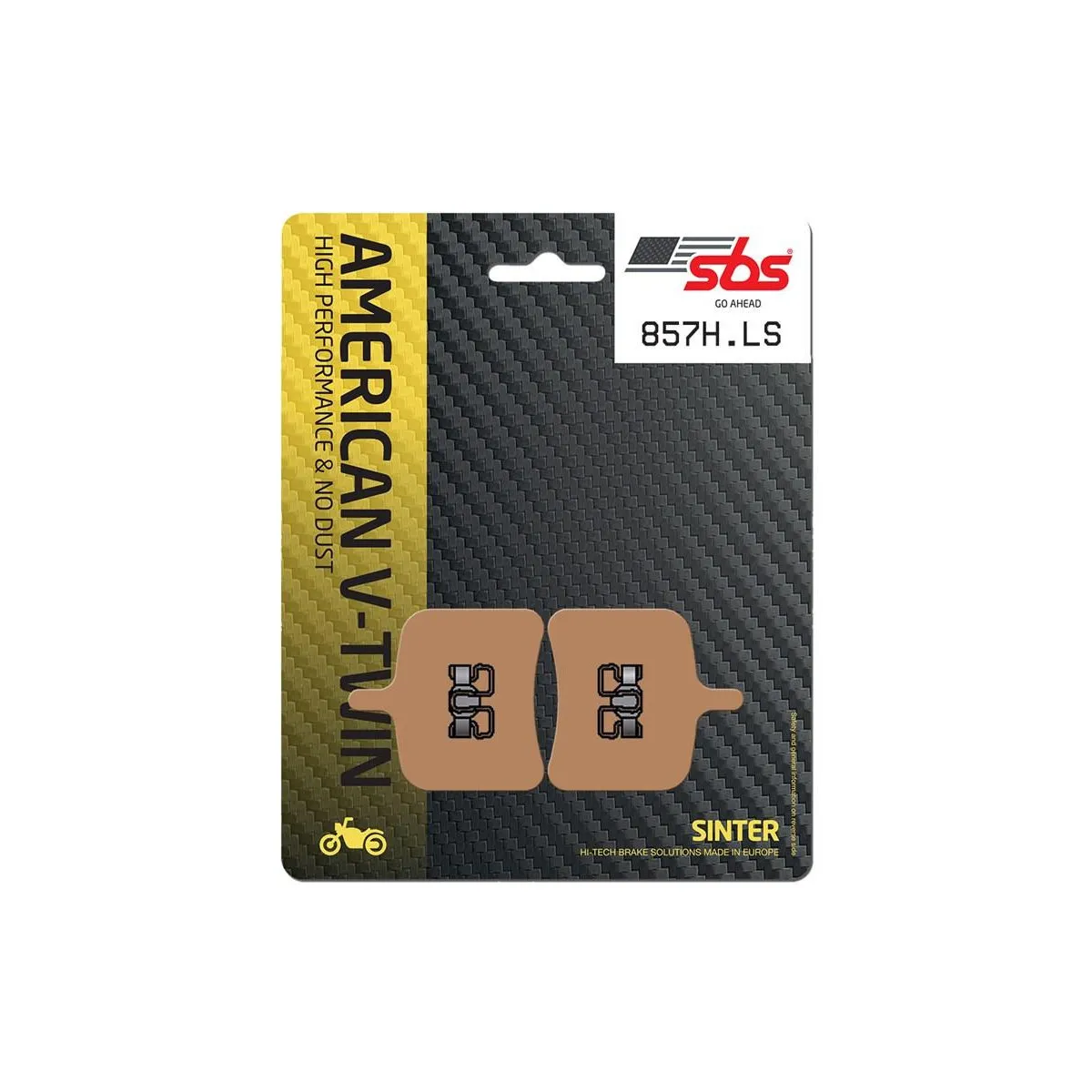 Plaquettes de frein SBS 857 H.LS Sinter