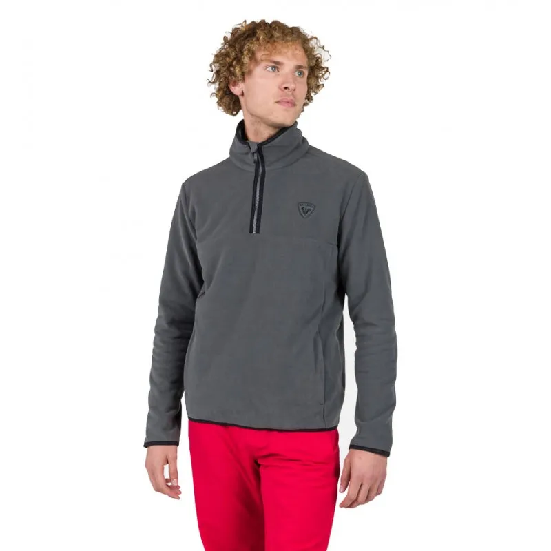 Polaire / softshell homme Rossignol Strawpile Fleece HZ onyx grey