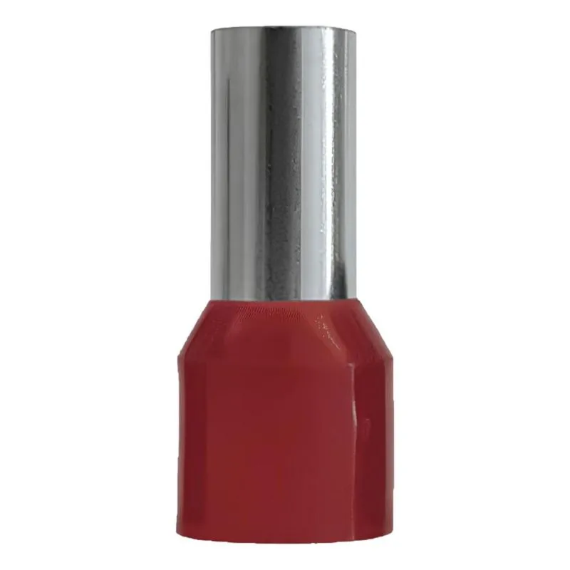 Sachet de 100 embouts de câblage pour fil souple section 35mm² - Rouge