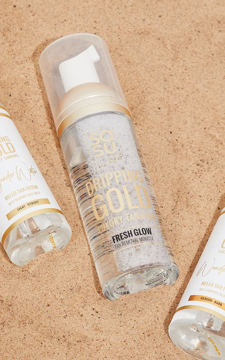 SOSUBYSJ Mousse dorée effaceuse d'autobronzant Dripping Gold