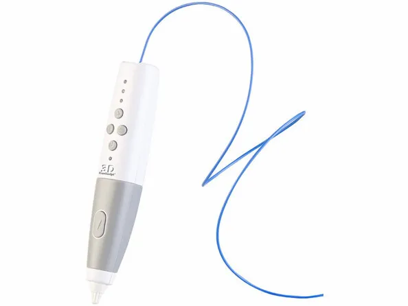 Stylo 3D sans fil rechargeable avec 20 filaments PCL colorés | Stylos 3D 