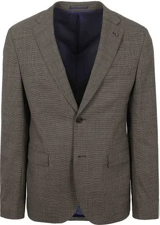 Suitable Costume Strato Pied De Poule Laine Ember Gold SPE24