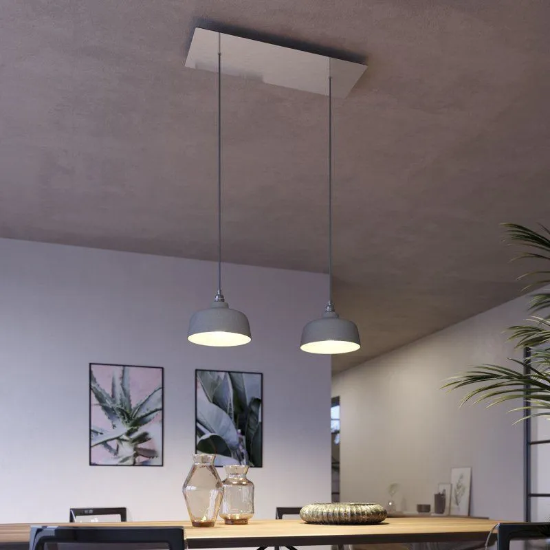 Suspension Métal gris