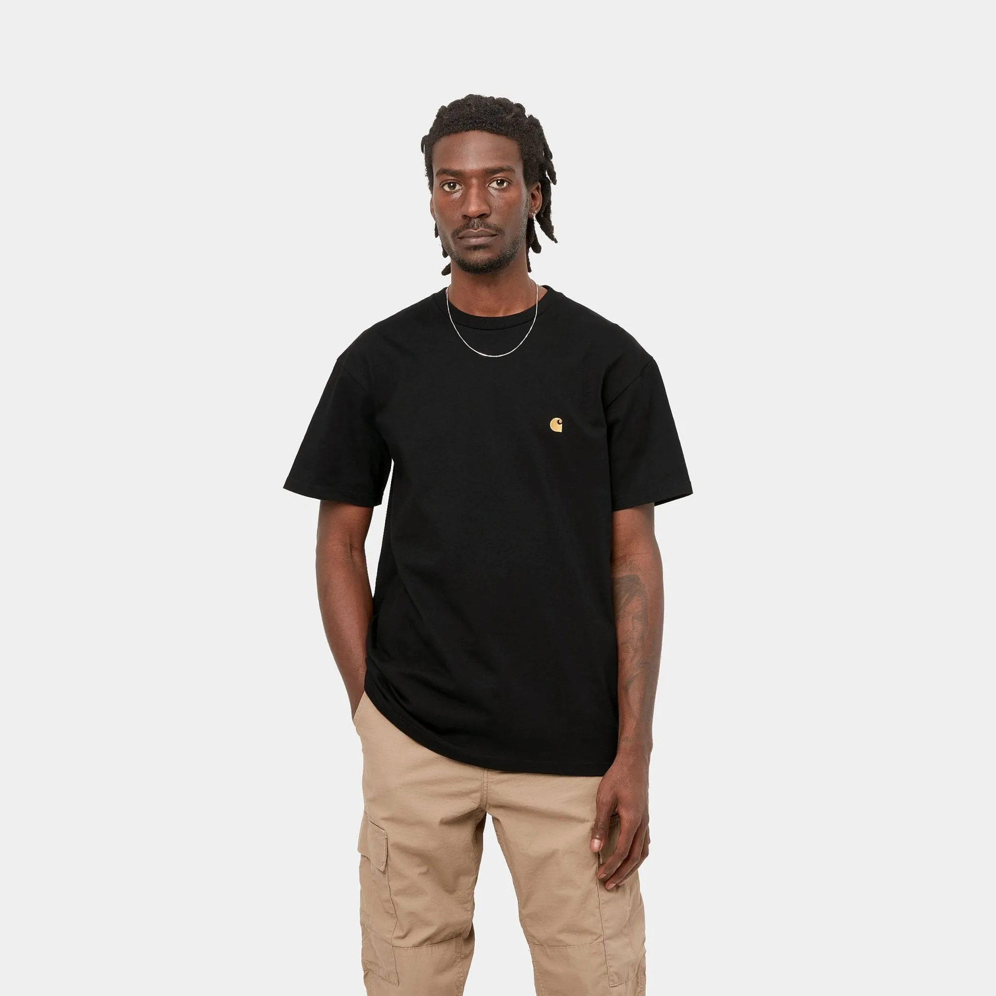 T-Shirt CHASE Black / Gold