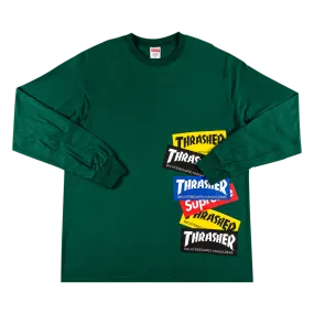 Thrasher x Multi Logo Long-Sleeve Tee